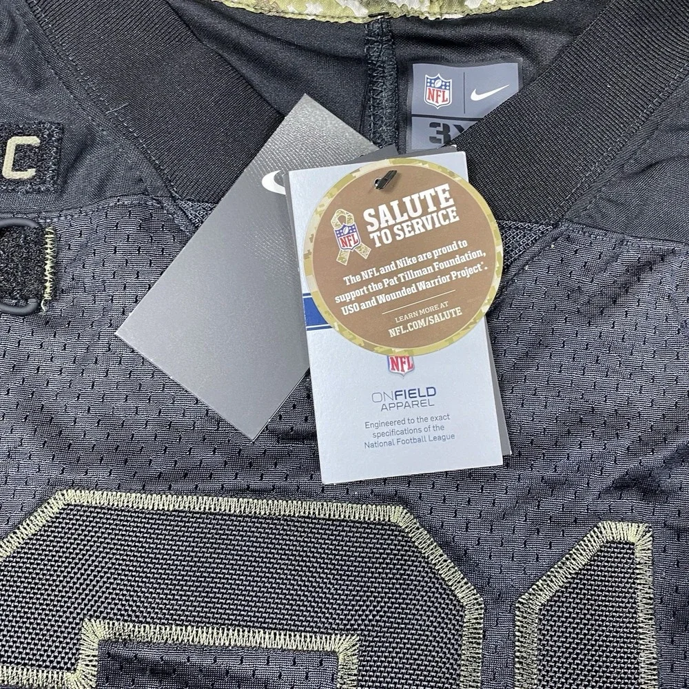 NEW‎ Nike Ezekiel Elliott Jersey #21 Salute to Service Cowboys NFL Mens 3XL $170 - Picture 6 of 9